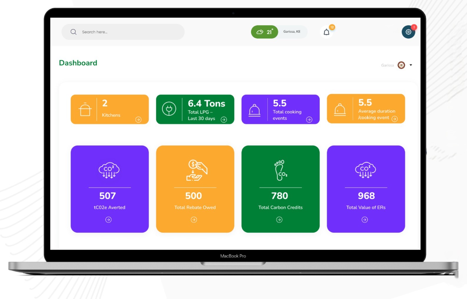 Project and platform development dashboard